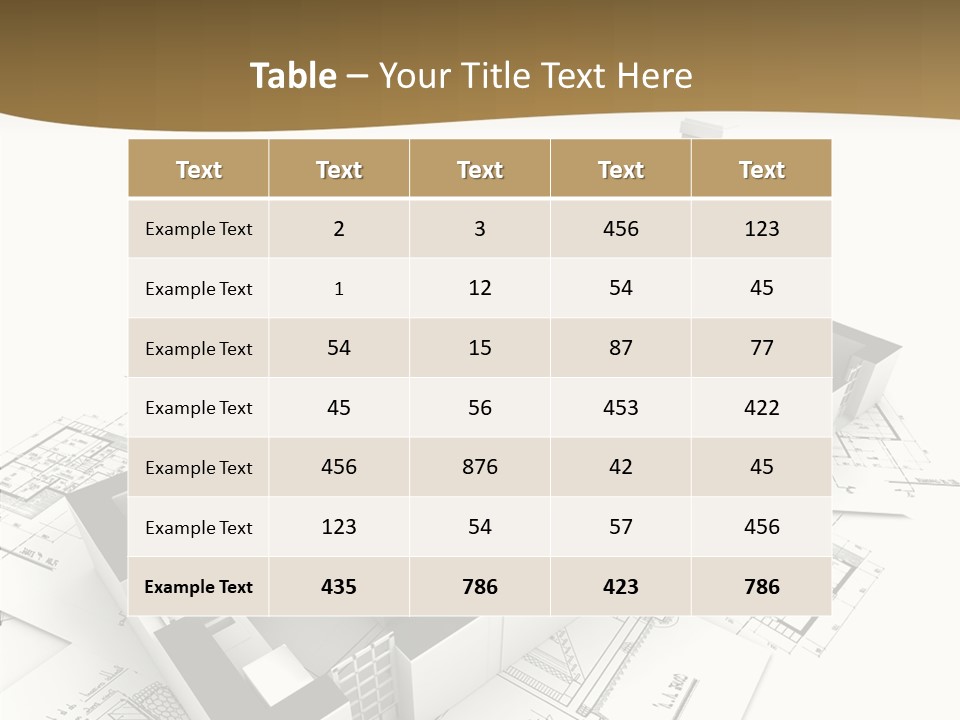 Painting Mock Structure PowerPoint Template