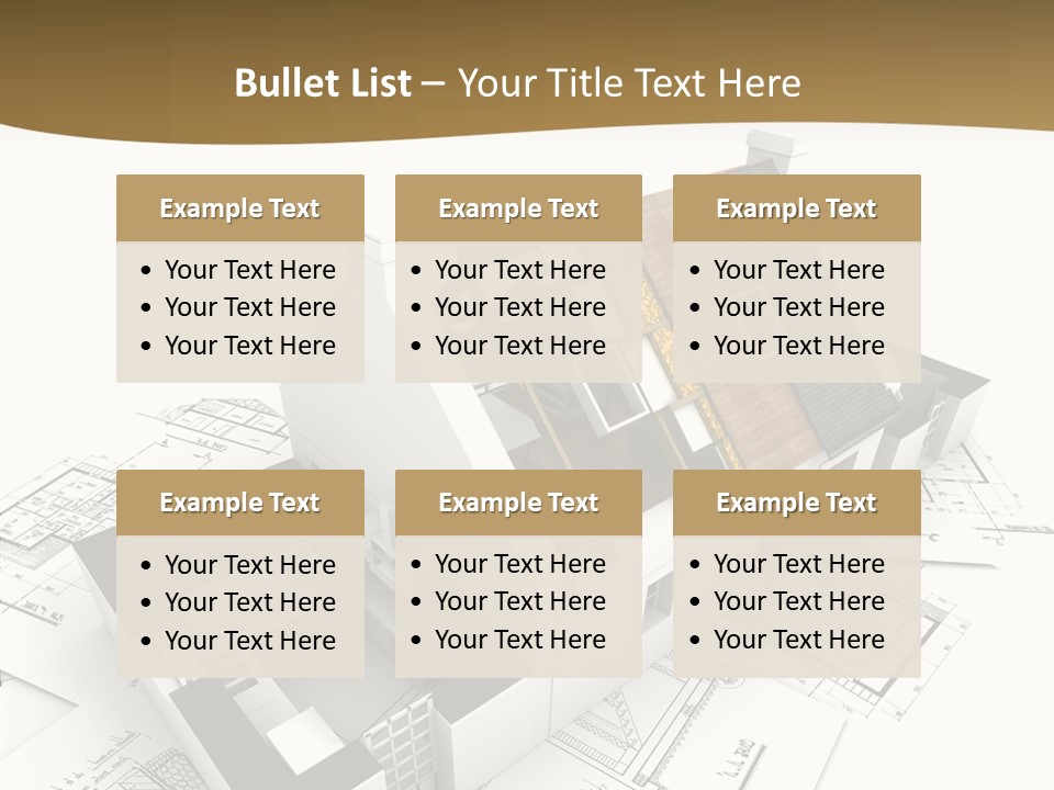 Painting Mock Structure PowerPoint Template