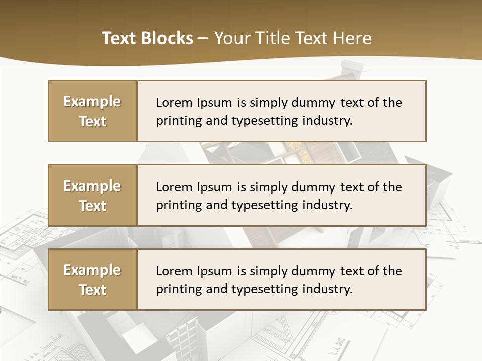 Painting Mock Structure PowerPoint Template
