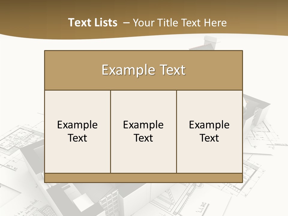 Painting Mock Structure PowerPoint Template
