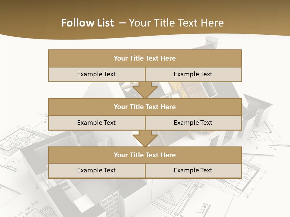 Painting Mock Structure PowerPoint Template