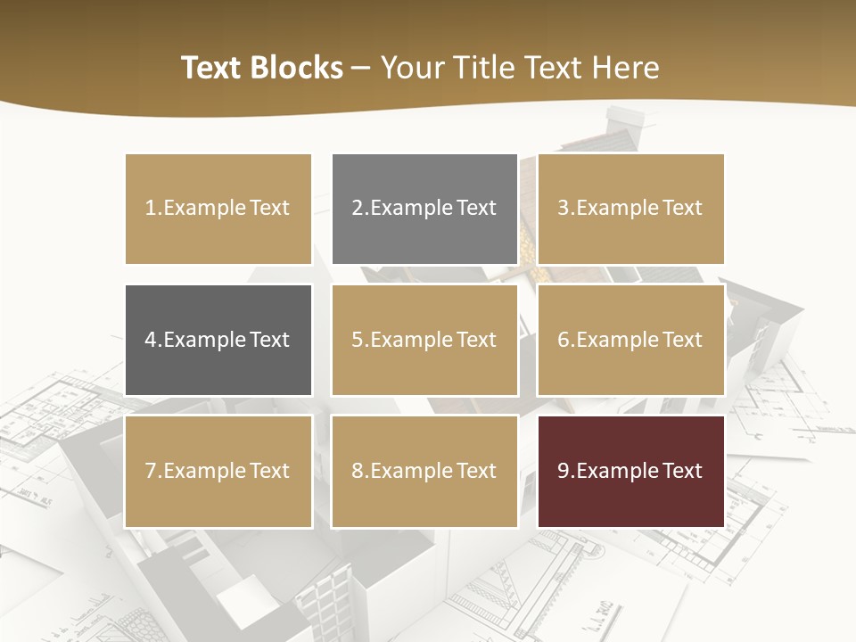Painting Mock Structure PowerPoint Template