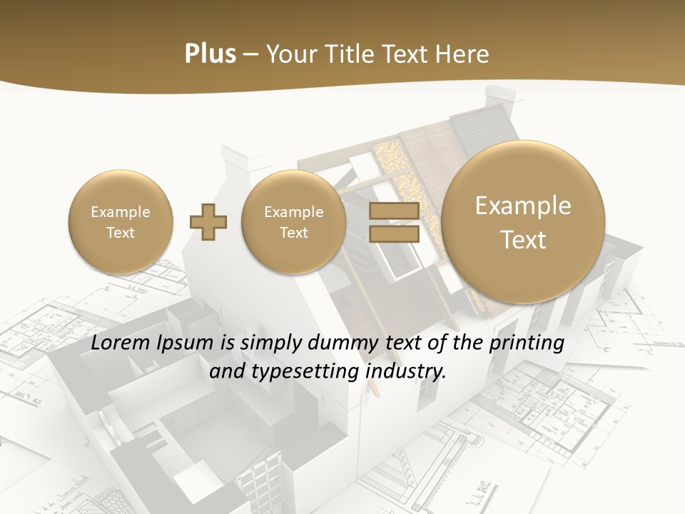Painting Mock Structure PowerPoint Template
