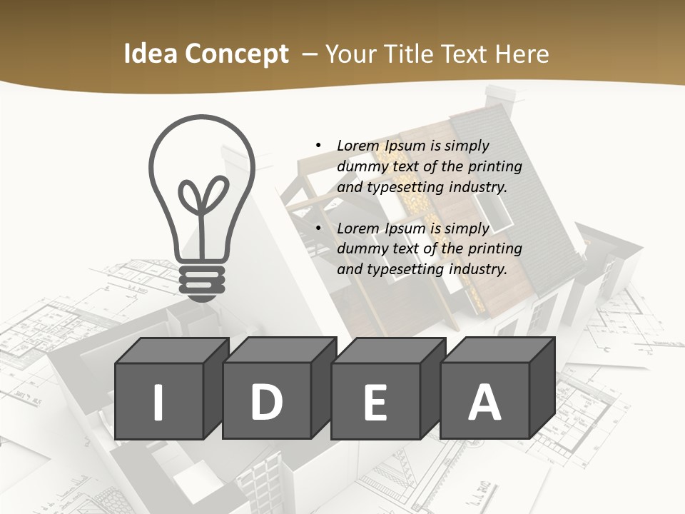 Painting Mock Structure PowerPoint Template