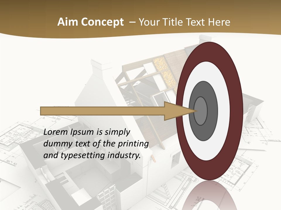 Painting Mock Structure PowerPoint Template
