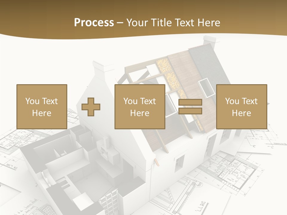 Painting Mock Structure PowerPoint Template