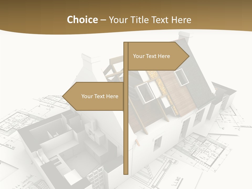Painting Mock Structure PowerPoint Template