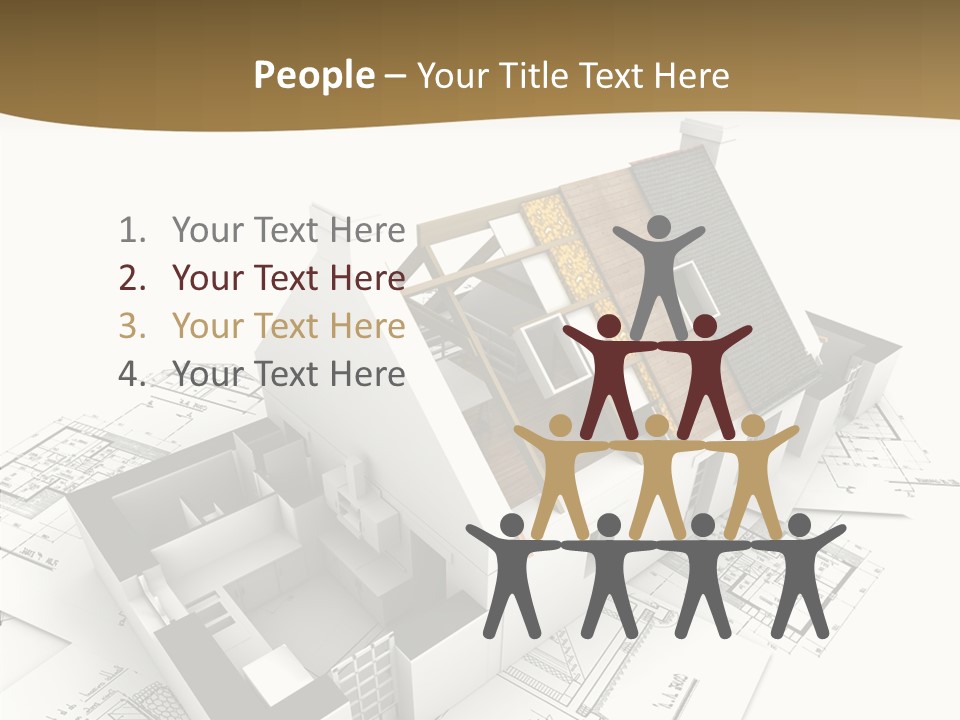 Painting Mock Structure PowerPoint Template