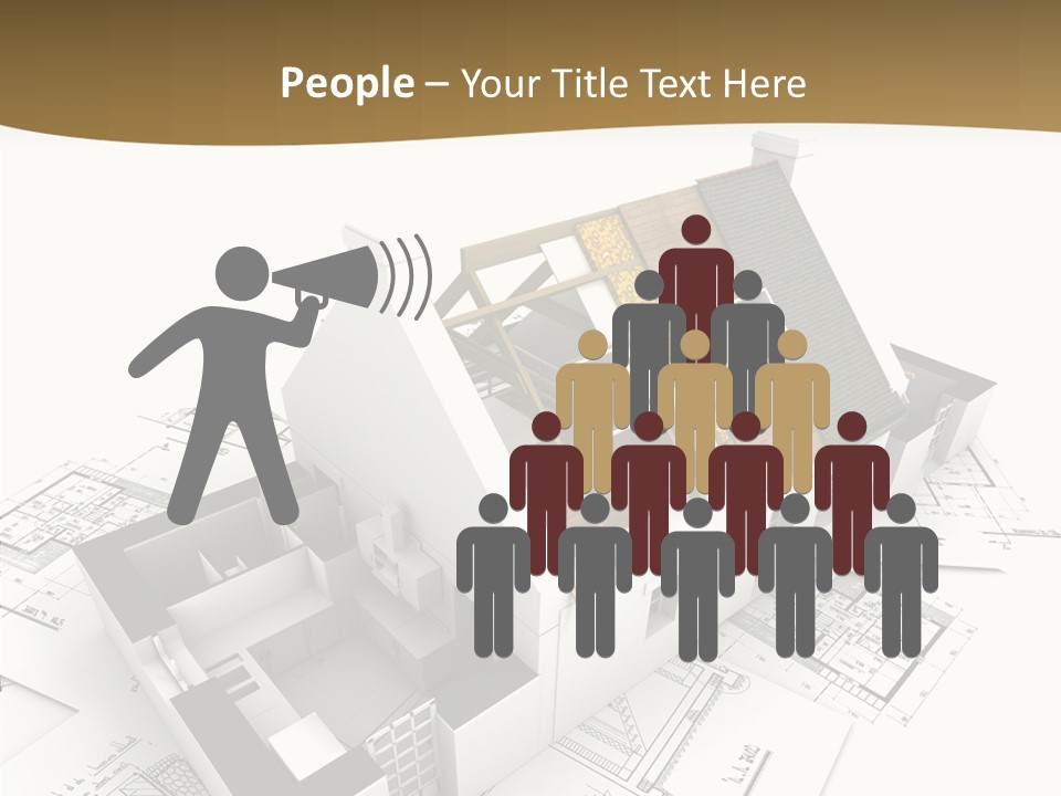 Painting Mock Structure PowerPoint Template