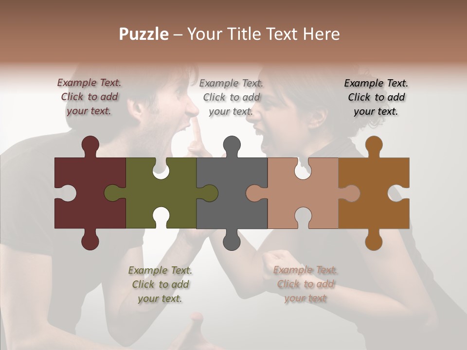 Hysteric Shout Boy PowerPoint Template