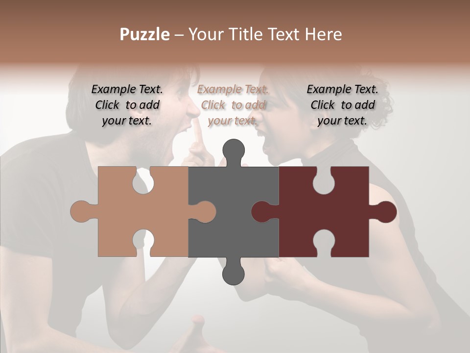 Hysteric Shout Boy PowerPoint Template