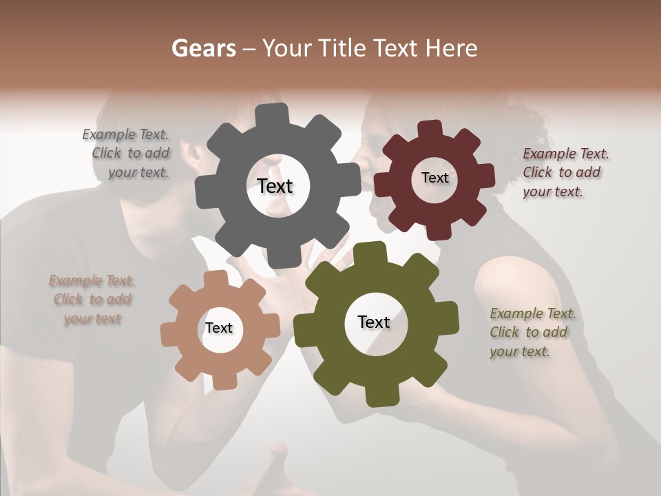 Hysteric Shout Boy PowerPoint Template