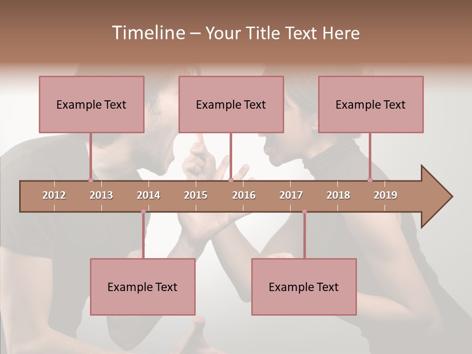 Hysteric Shout Boy PowerPoint Template