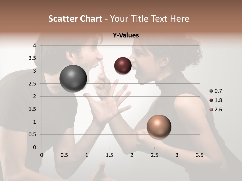 Hysteric Shout Boy PowerPoint Template