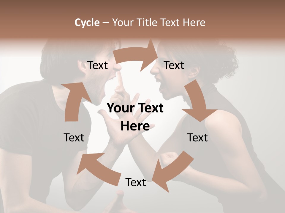 Hysteric Shout Boy PowerPoint Template