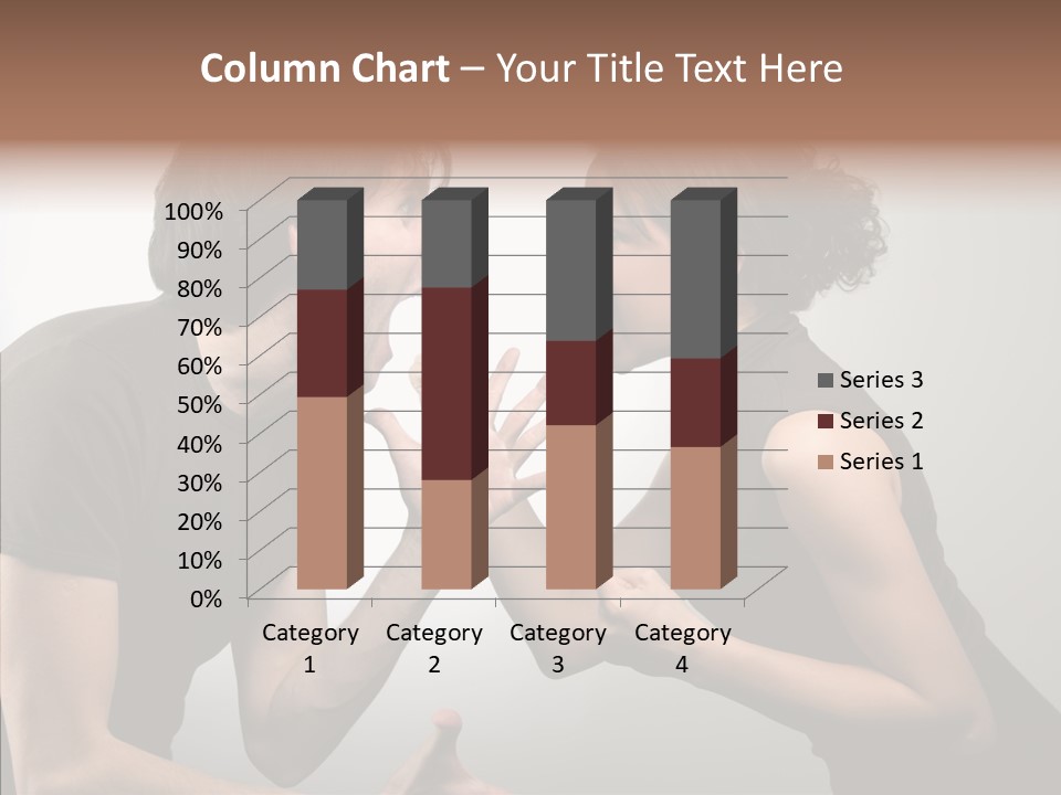 Hysteric Shout Boy PowerPoint Template