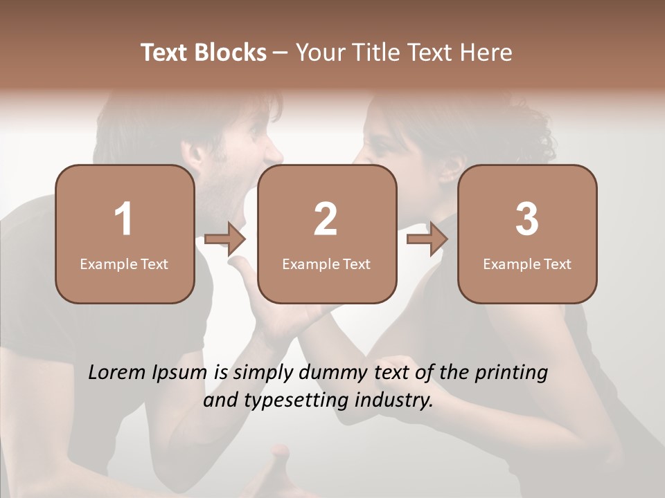 Hysteric Shout Boy PowerPoint Template