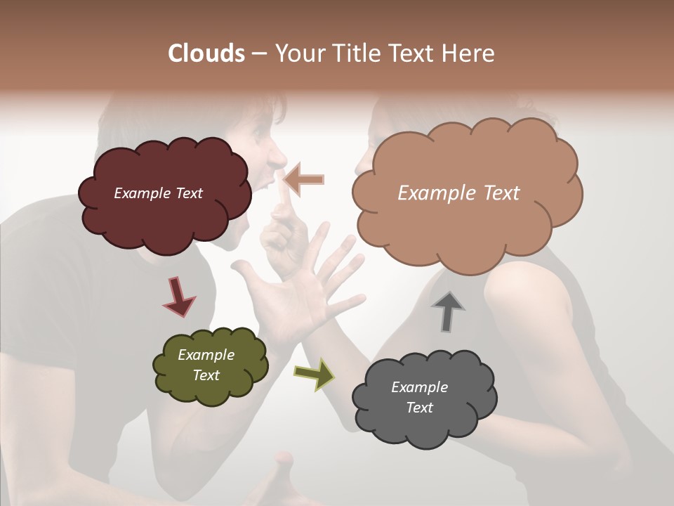 Hysteric Shout Boy PowerPoint Template