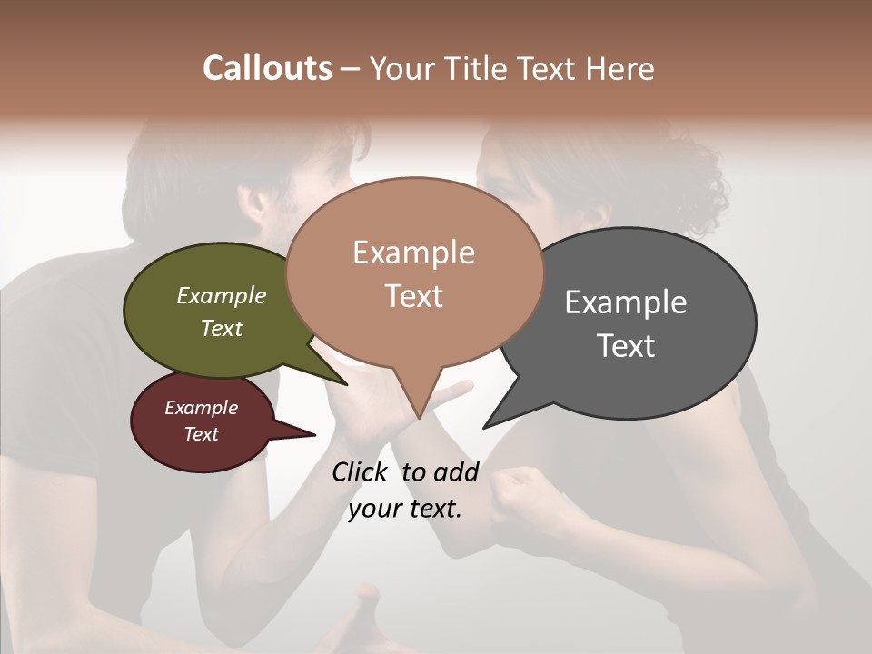 Hysteric Shout Boy PowerPoint Template