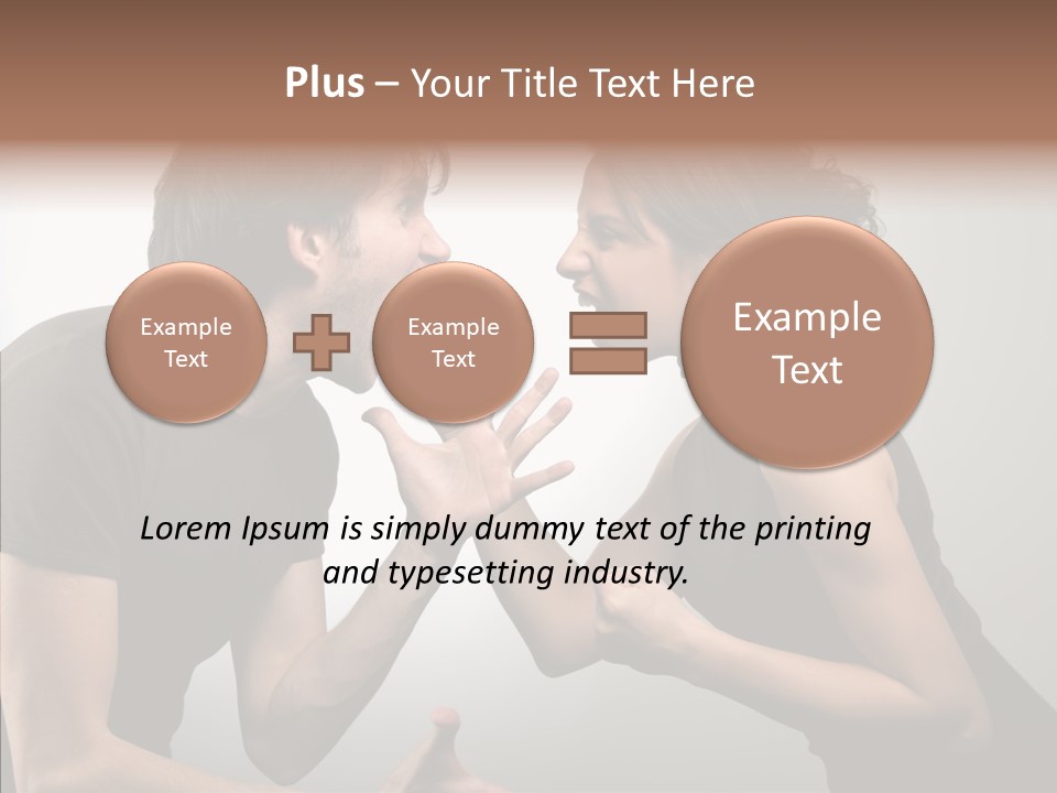 Hysteric Shout Boy PowerPoint Template