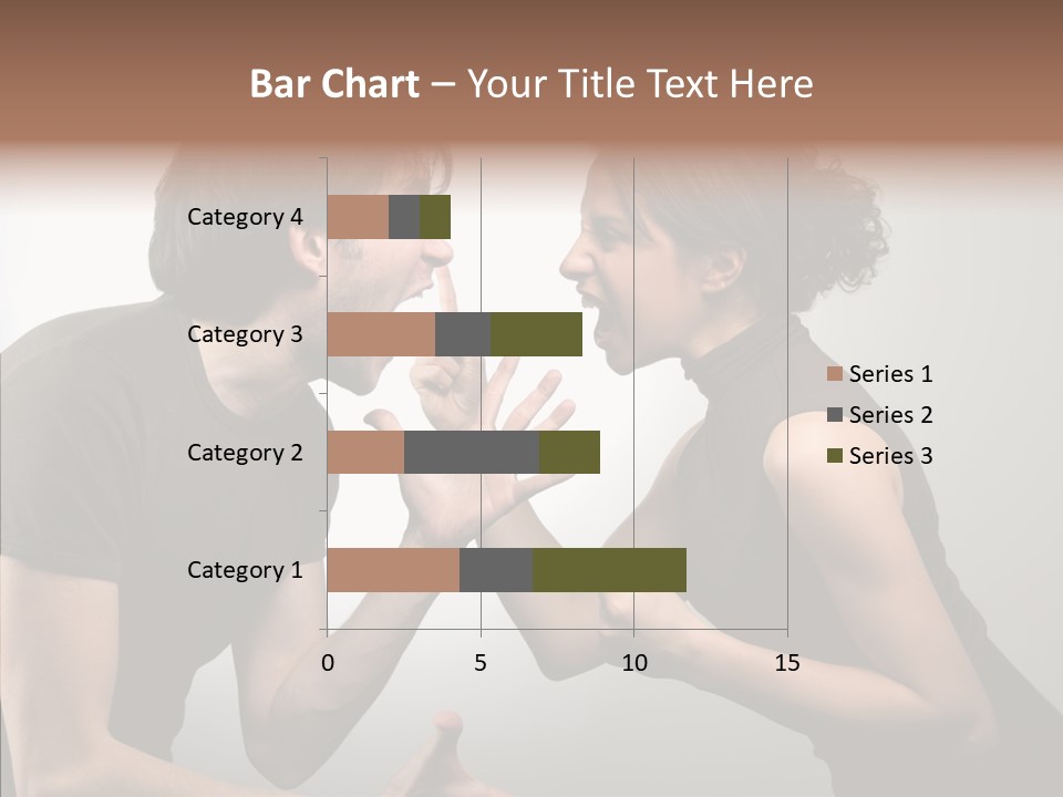 Hysteric Shout Boy PowerPoint Template