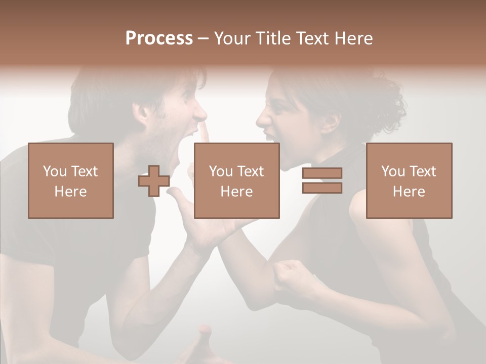 Hysteric Shout Boy PowerPoint Template