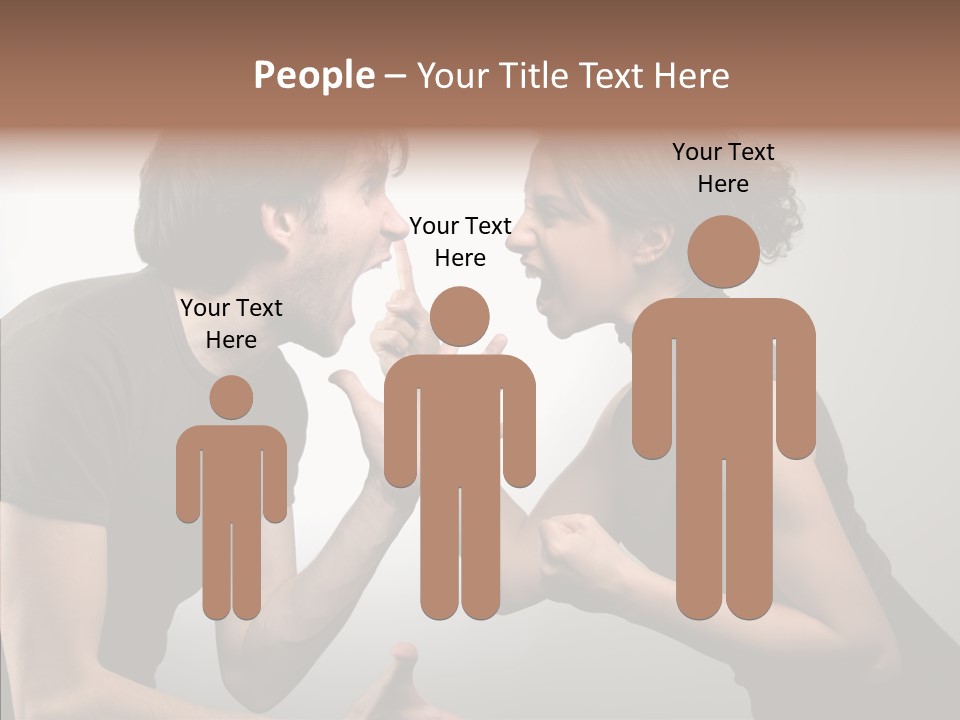 Hysteric Shout Boy PowerPoint Template