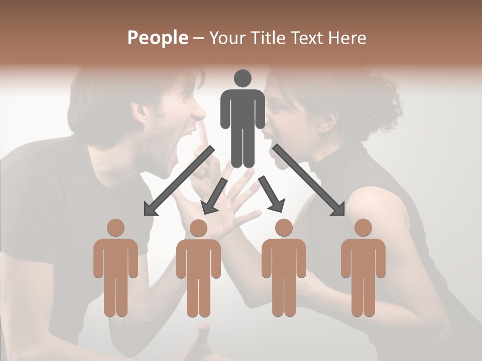 Hysteric Shout Boy PowerPoint Template