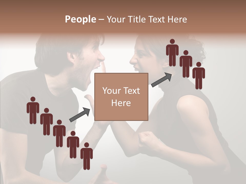 Hysteric Shout Boy PowerPoint Template