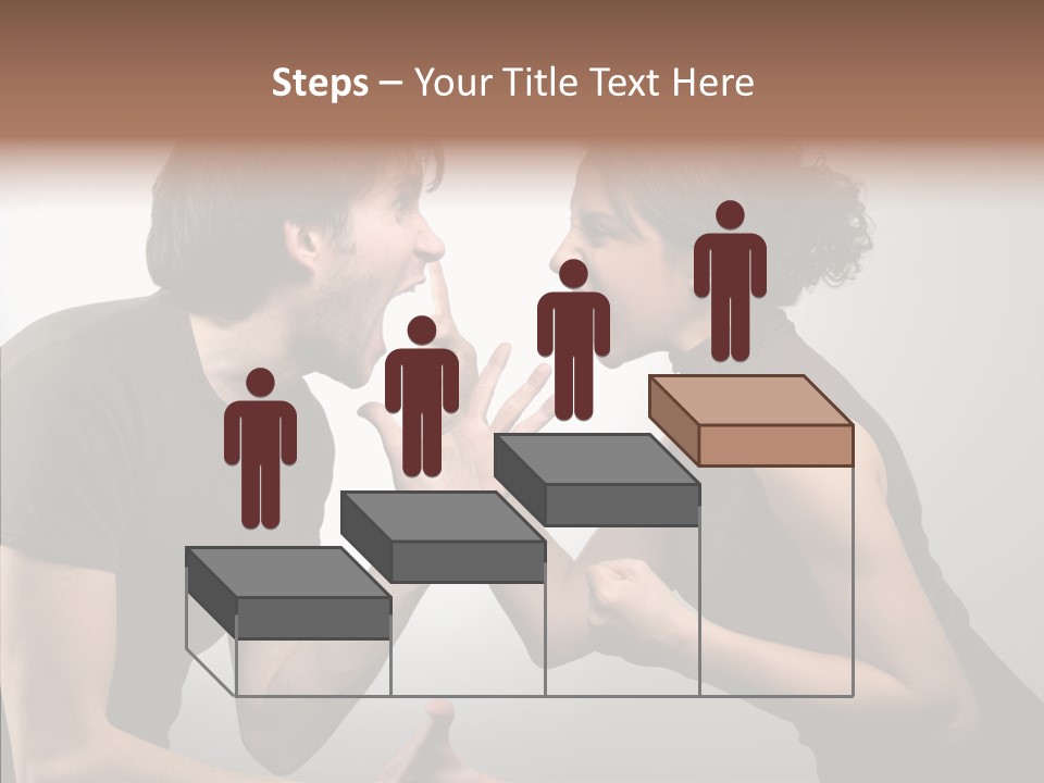 Hysteric Shout Boy PowerPoint Template