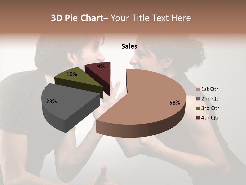 Hysteric Shout Boy PowerPoint Template