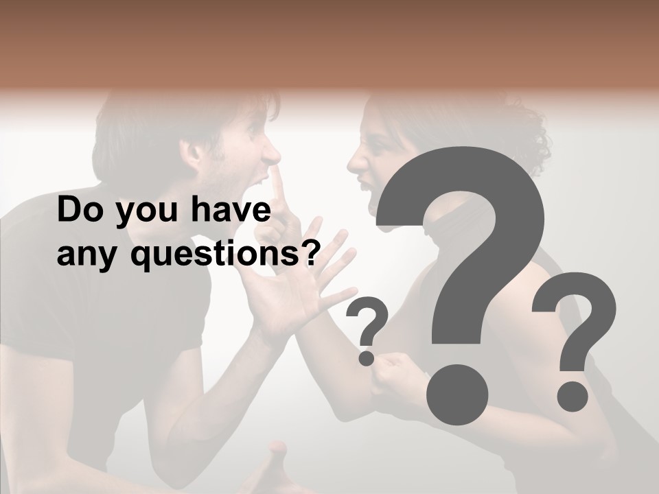 Hysteric Shout Boy PowerPoint Template