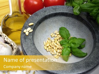 Lifestyle Flavour Pasta PowerPoint Template