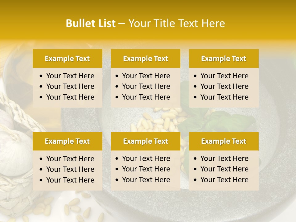 Lifestyle Flavour Pasta PowerPoint Template