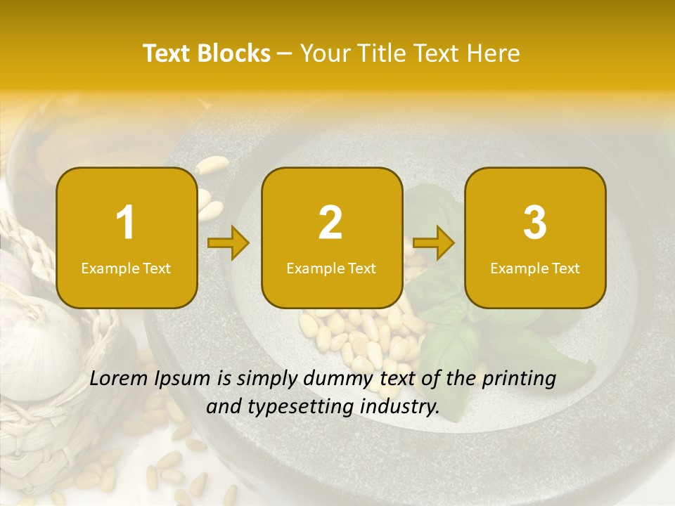 Lifestyle Flavour Pasta PowerPoint Template