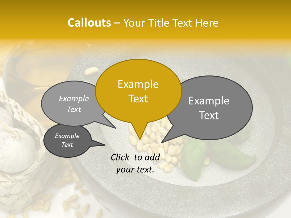 Lifestyle Flavour Pasta PowerPoint Template