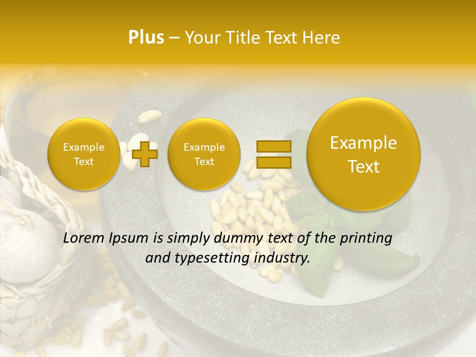 Lifestyle Flavour Pasta PowerPoint Template