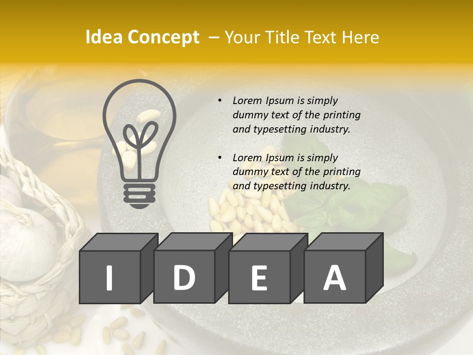 Lifestyle Flavour Pasta PowerPoint Template