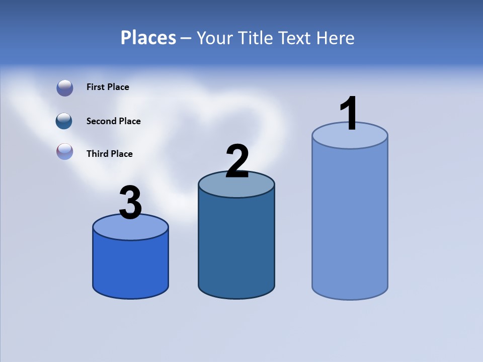 Symbol Blue Air PowerPoint Template