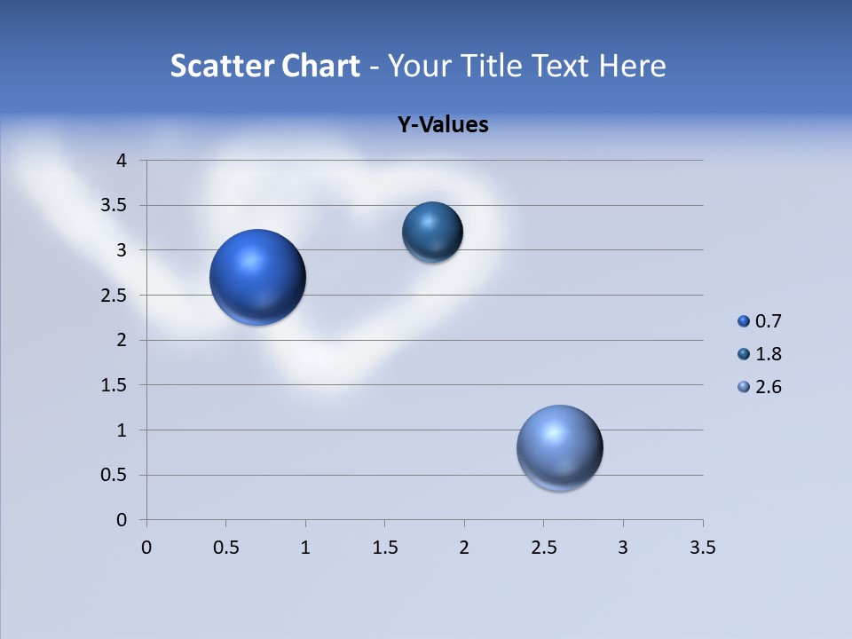 Symbol Blue Air PowerPoint Template