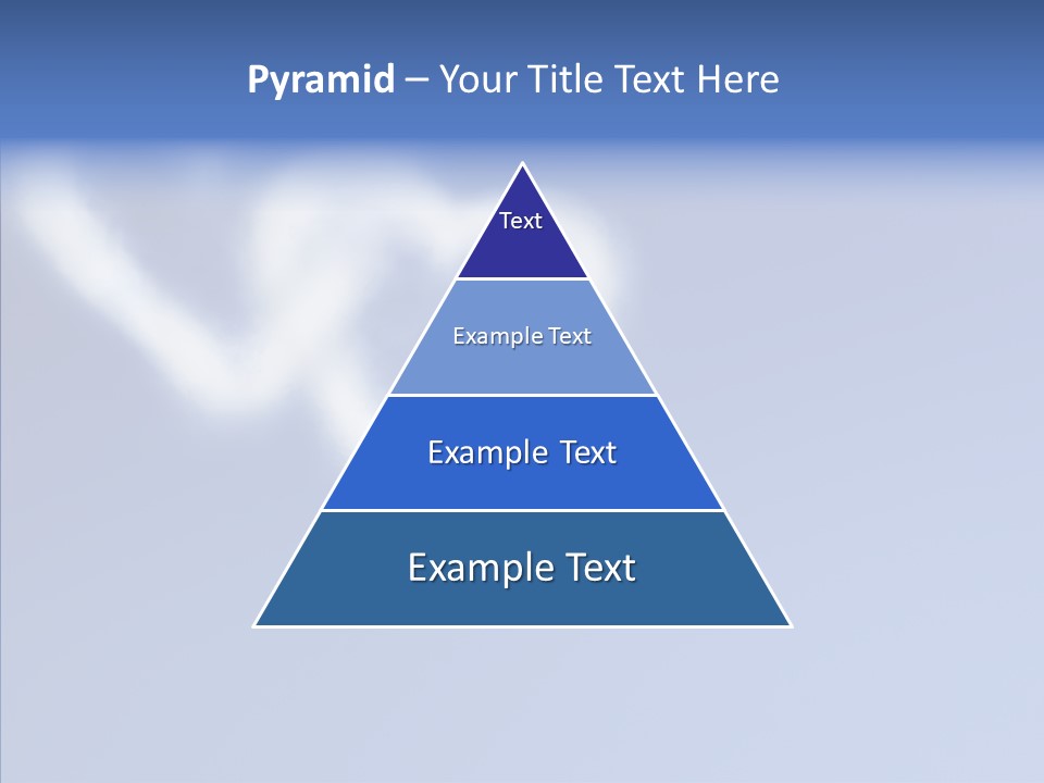 Symbol Blue Air PowerPoint Template