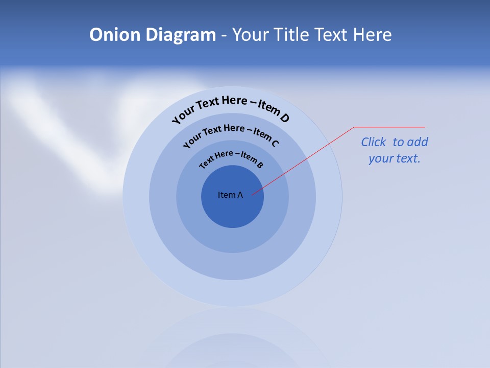 Symbol Blue Air PowerPoint Template