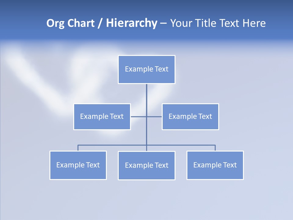 Symbol Blue Air PowerPoint Template