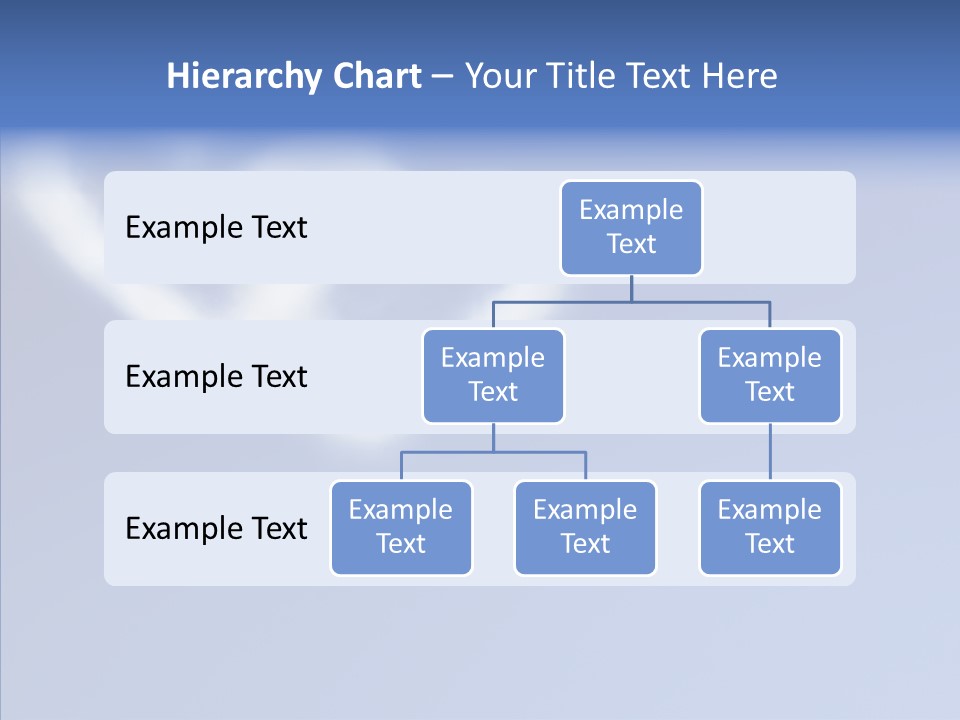 Symbol Blue Air PowerPoint Template