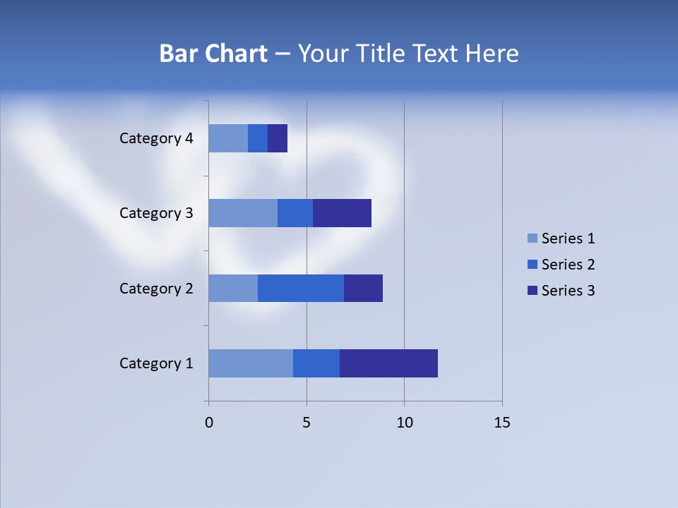 Symbol Blue Air PowerPoint Template