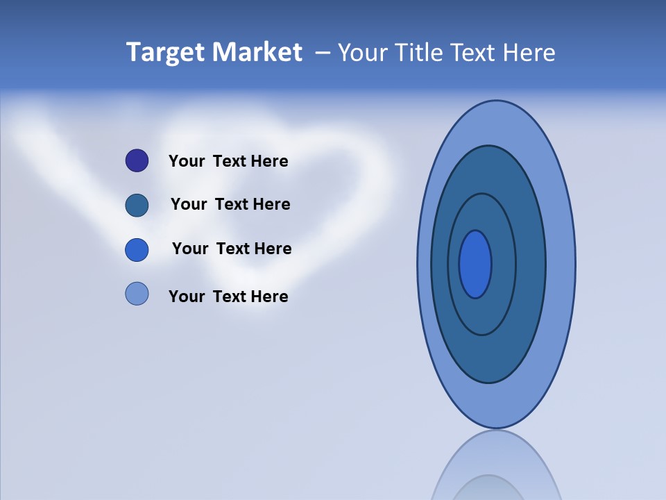 Symbol Blue Air PowerPoint Template