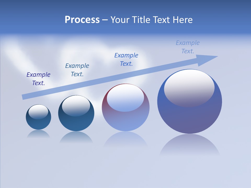 Symbol Blue Air PowerPoint Template