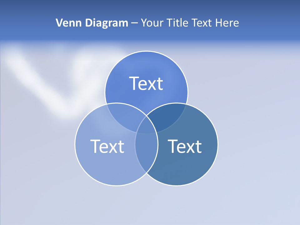 Symbol Blue Air PowerPoint Template