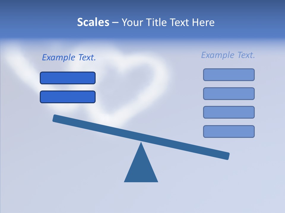 Symbol Blue Air PowerPoint Template