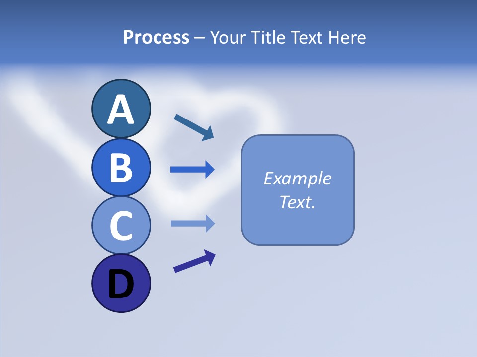 Symbol Blue Air PowerPoint Template